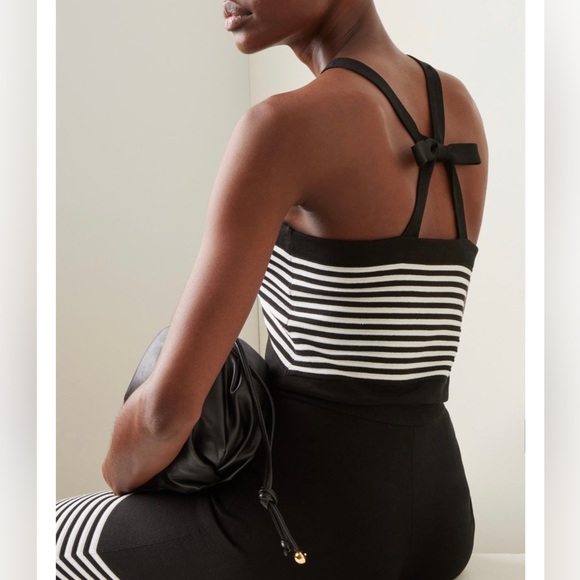 Carolina Herrera
Chevron Silk-Blend Halter Top - Picture 2 of 6